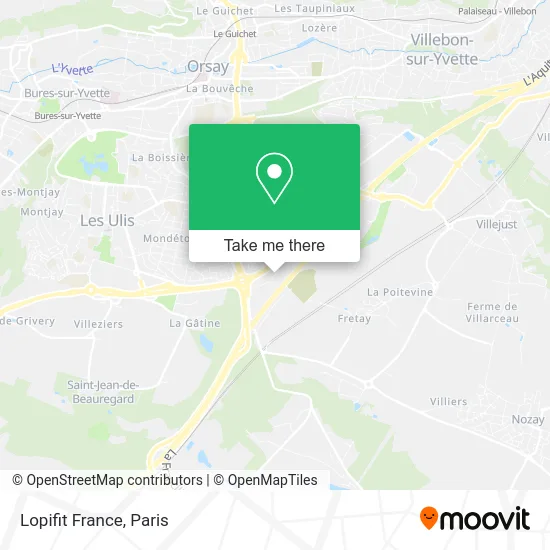 Lopifit France map