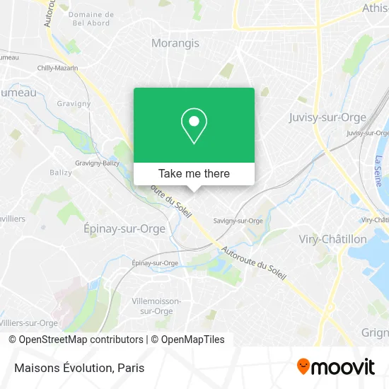 Maisons Évolution map