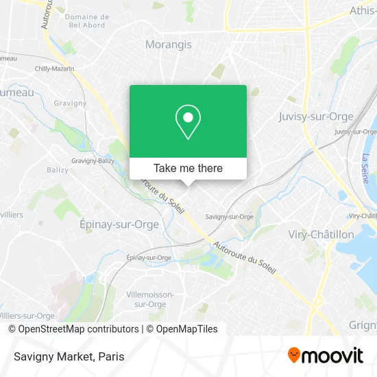 Savigny Market map