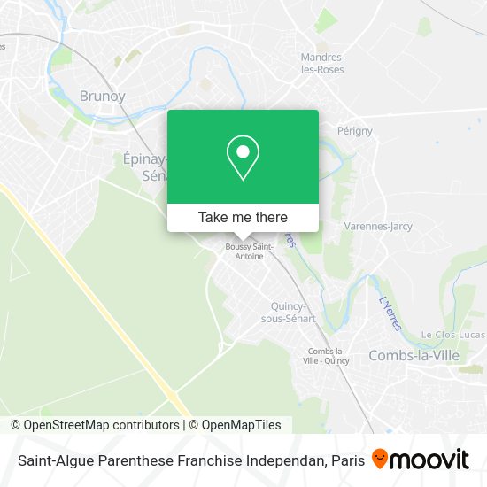 Saint-Algue Parenthese Franchise Independan map