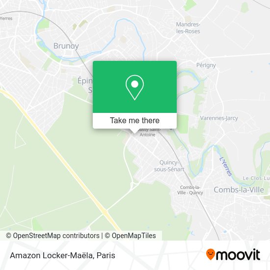 Amazon Locker-Maëla map