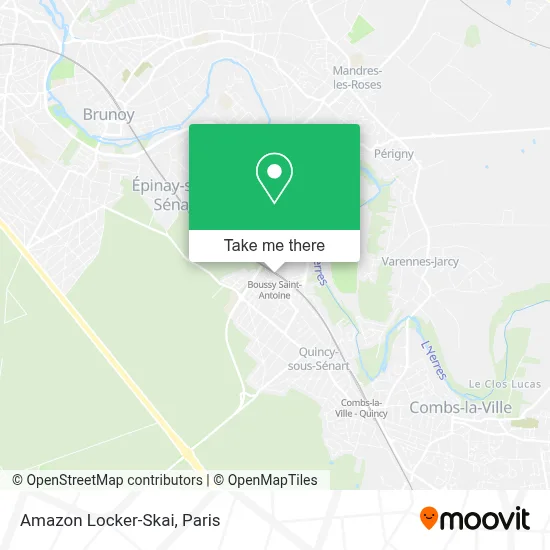 Amazon Locker-Skai map