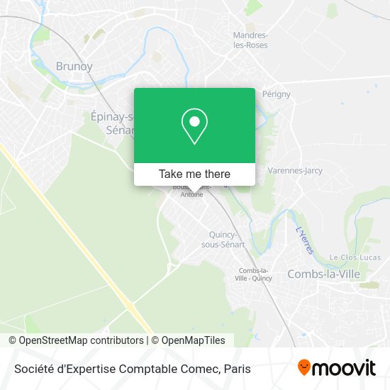 Société d'Expertise Comptable Comec map