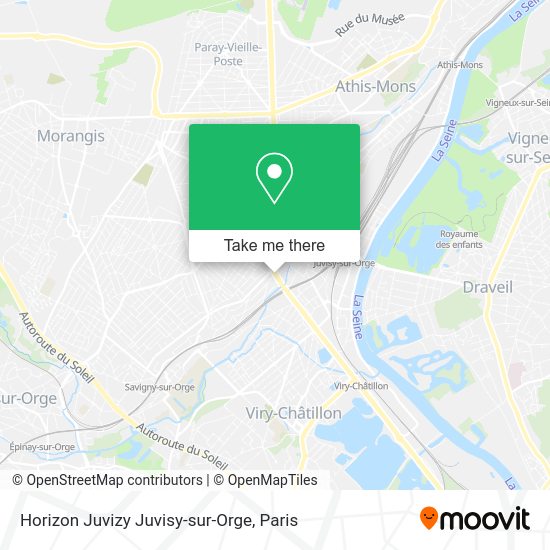Horizon Juvizy Juvisy-sur-Orge map