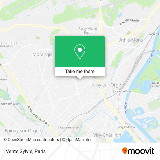 Vente Sylvie map