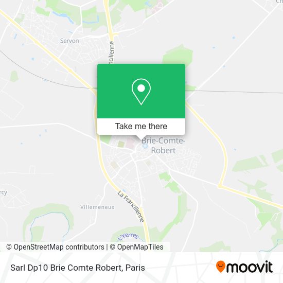 Sarl Dp10 Brie Comte Robert map