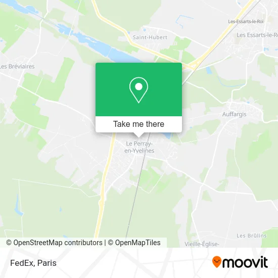 FedEx map