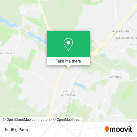 FedEx map