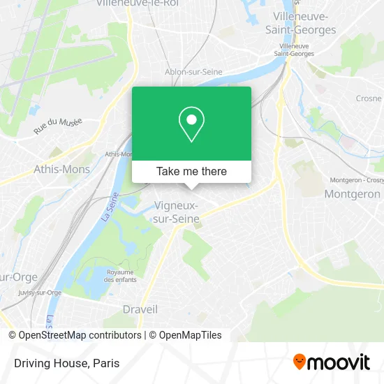 Driving House map