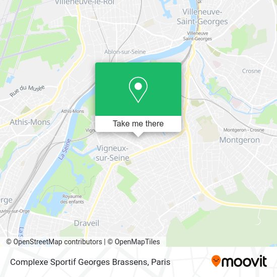 Complexe Sportif Georges Brassens map