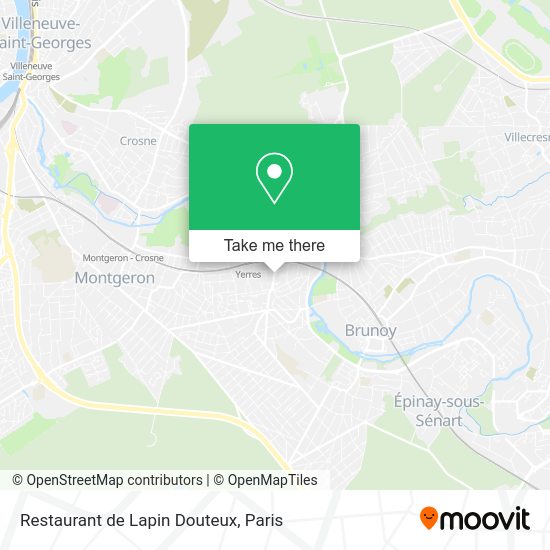 Restaurant de Lapin Douteux map
