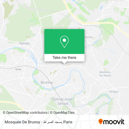 Mosquée De Brunoy - مسجد الصراط map