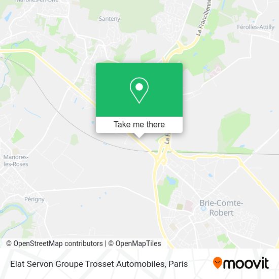 Elat Servon Groupe Trosset Automobiles map