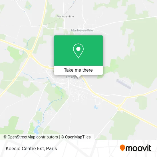 Koesio Centre Est map