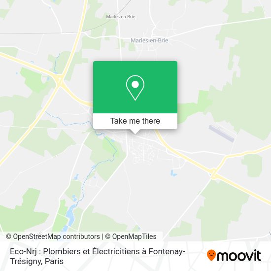 Eco-Nrj : Plombiers et Électricitiens à Fontenay-Trésigny map