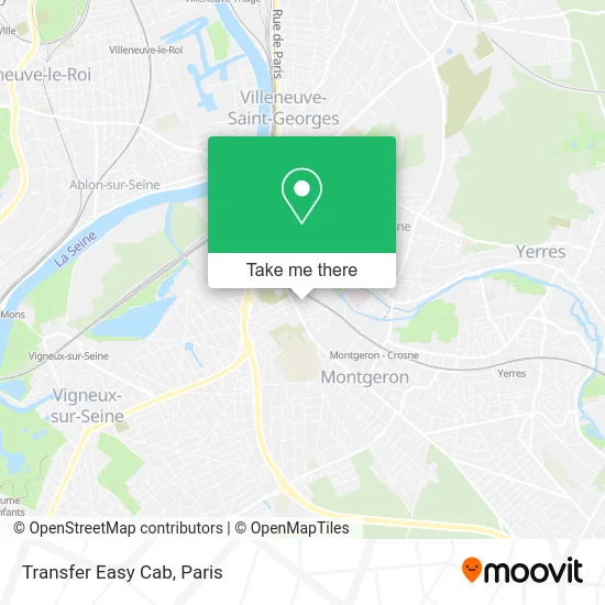 Transfer Easy Cab map