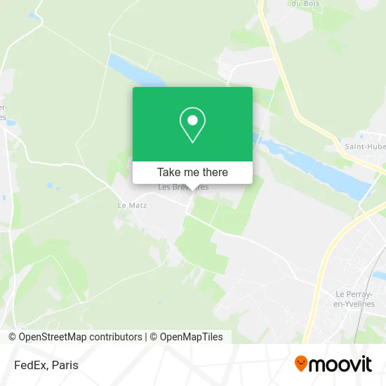 FedEx map