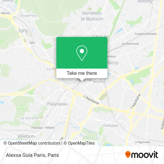 Alexsa Guia Paris map