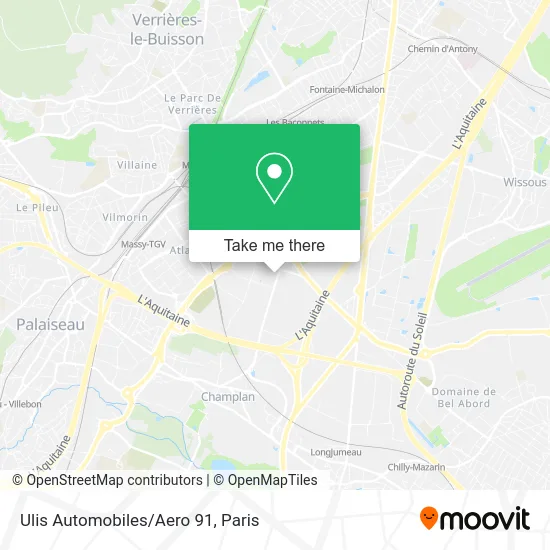 Ulis Automobiles/Aero 91 map