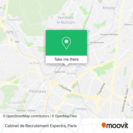 Cabinet de Recrutement Expectra map