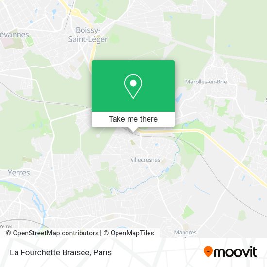 La Fourchette Braisée map