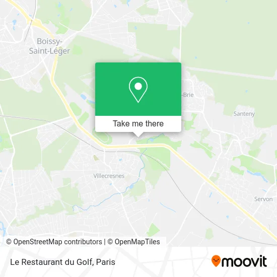 Le Restaurant du Golf map