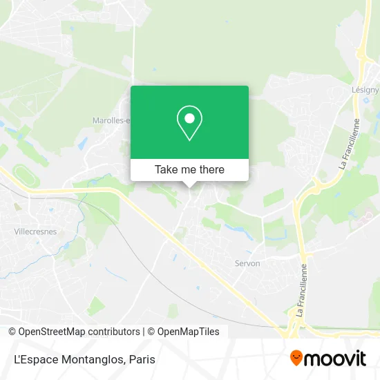 L'Espace Montanglos map