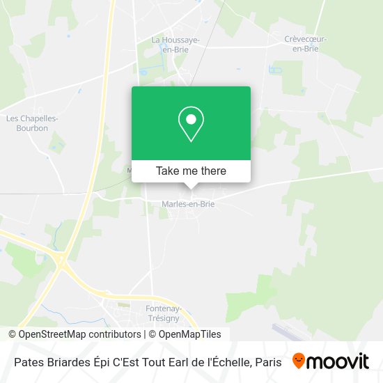 Pates Briardes Épi C'Est Tout Earl de l'Échelle map