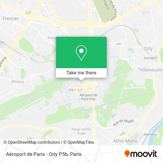 Aéroport de Paris - Orly P5b map