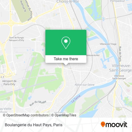 Boulangerie du Haut Pays map