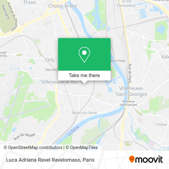 Luca Adriana Ravel Ravelomaso map