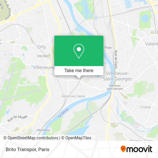 Brito Transpor map
