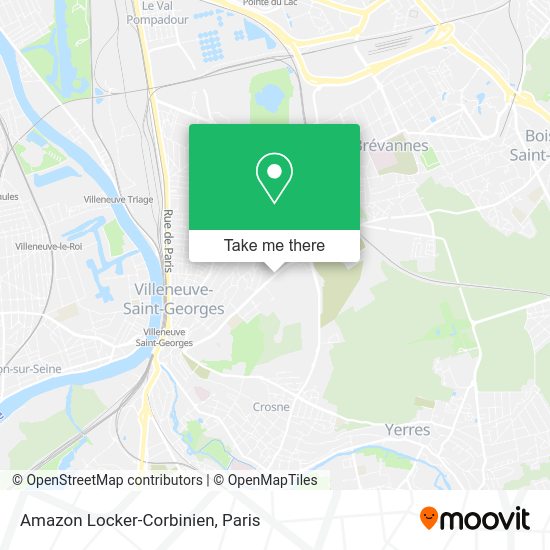 Amazon Locker-Corbinien map