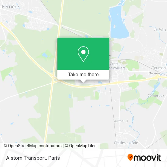 Alstom Transport map