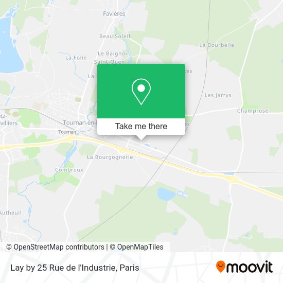 Lay by 25 Rue de l'Industrie map