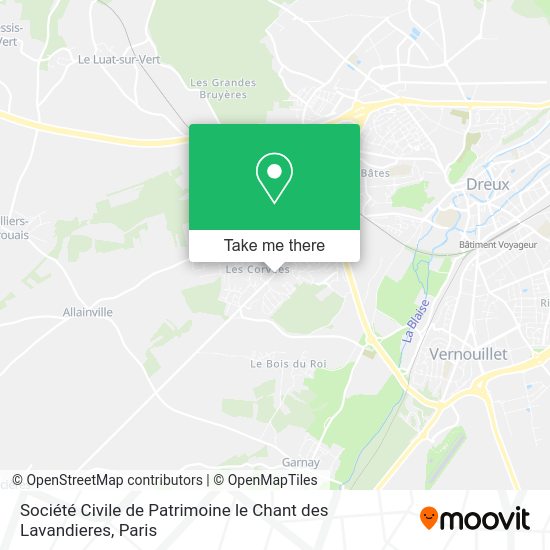 Société Civile de Patrimoine le Chant des Lavandieres map