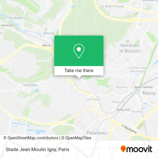 Stade Jean Moulin Igny map