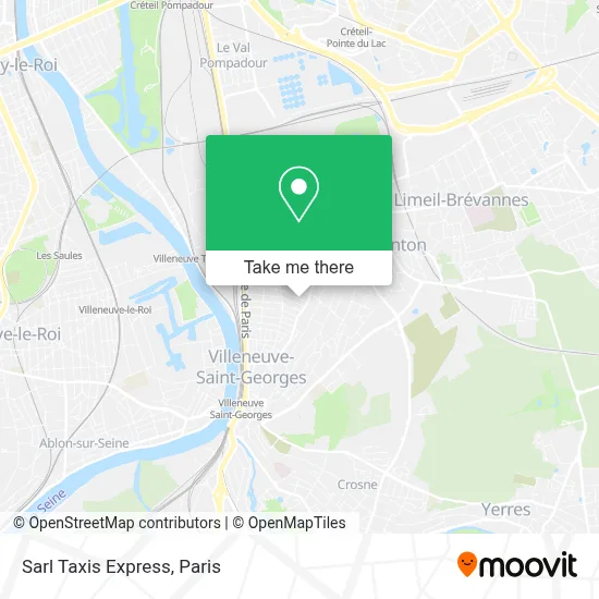 Sarl Taxis Express map