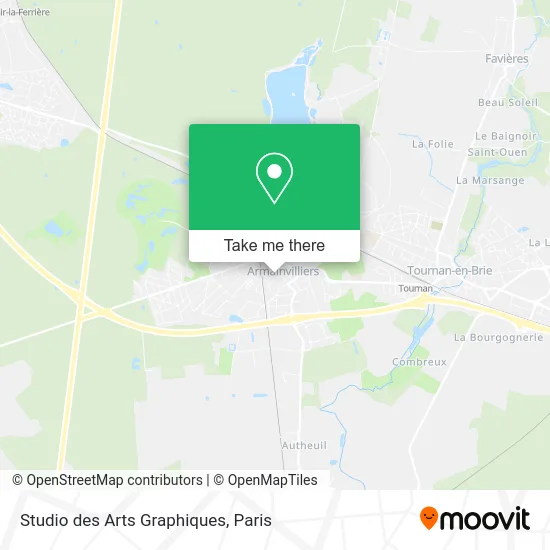 Mapa Studio des Arts Graphiques