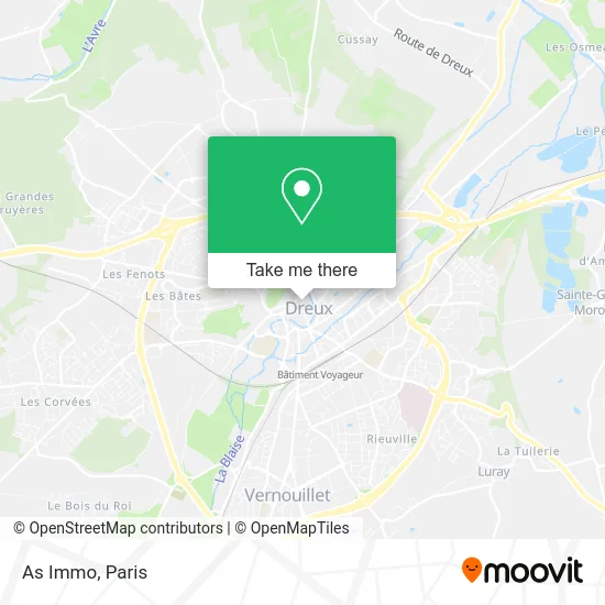 As Immo map