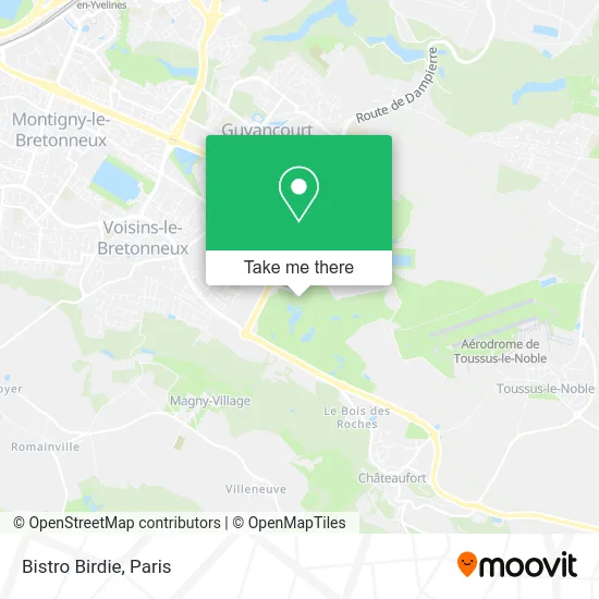 Bistro Birdie map