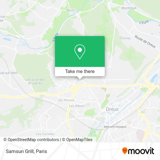 Samsun Grill map