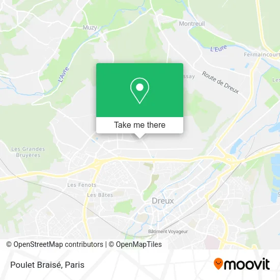 Poulet Braisé map
