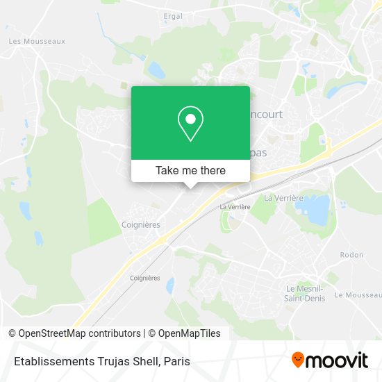 Etablissements Trujas Shell map
