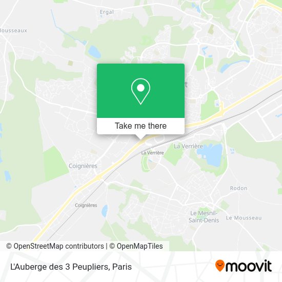 L'Auberge des 3 Peupliers map