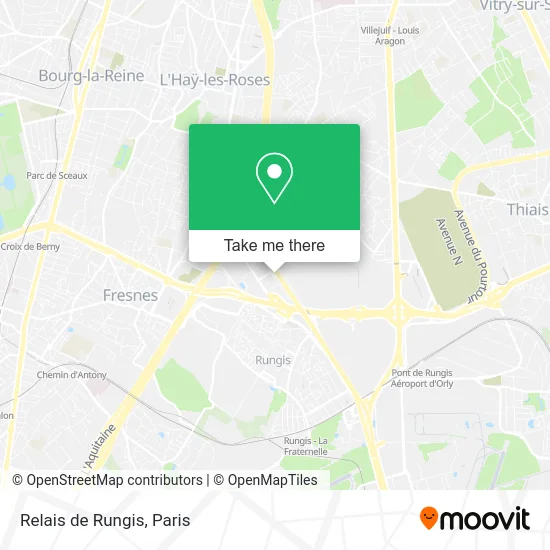 Relais de Rungis map