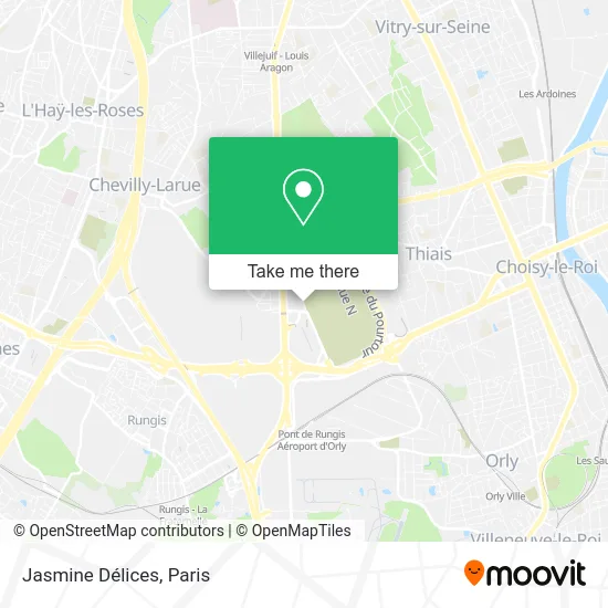 Jasmine Délices map