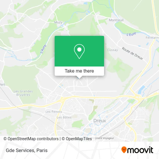 Gde Services map