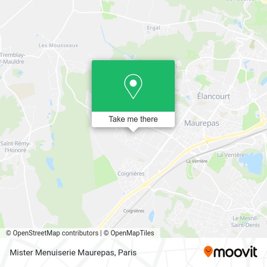 Mister Menuiserie Maurepas map