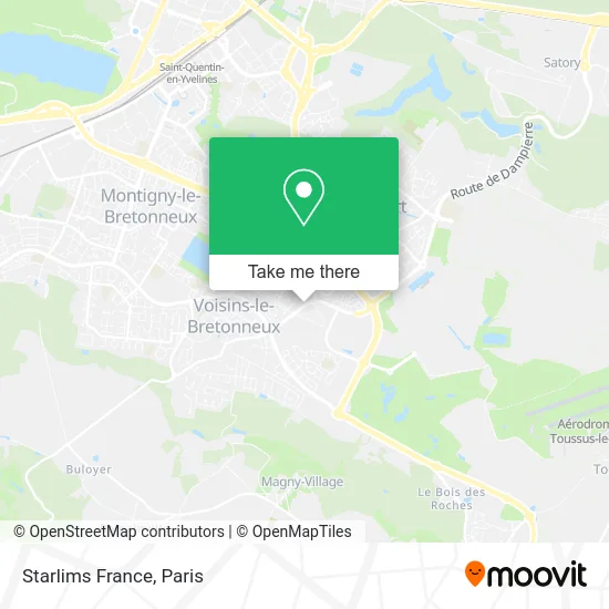 Starlims France map
